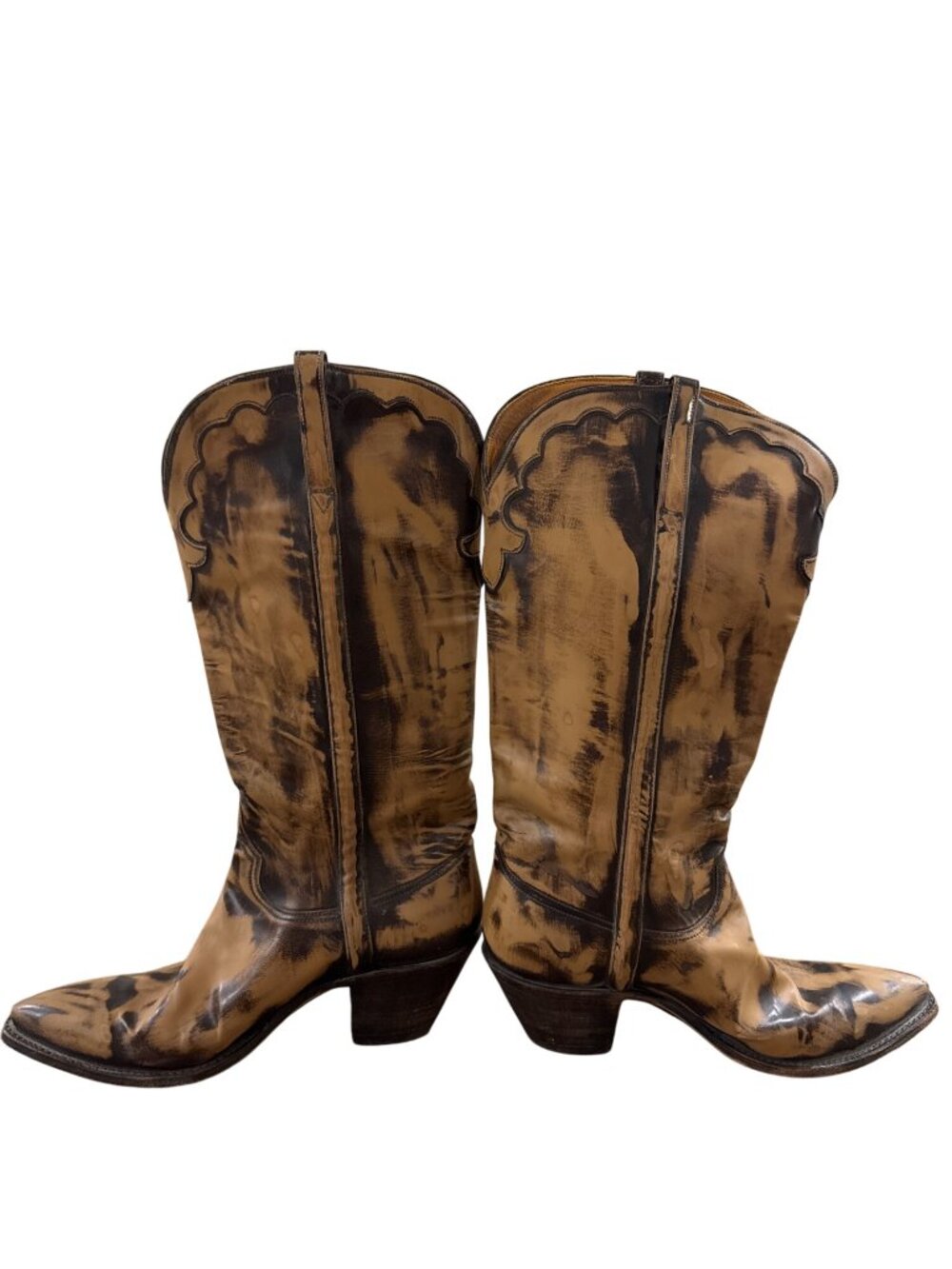 Lucchese Classics Handmade Womens Western Cowboy Boots Size 9 - Picture 8 of 13